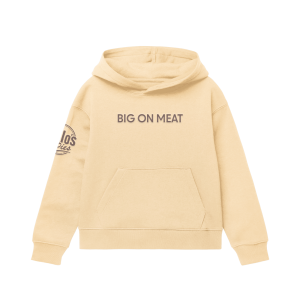 Beige BIG ON MEAT Hoodie