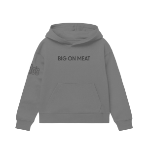 Grey BIG ON MEAT Hoodie