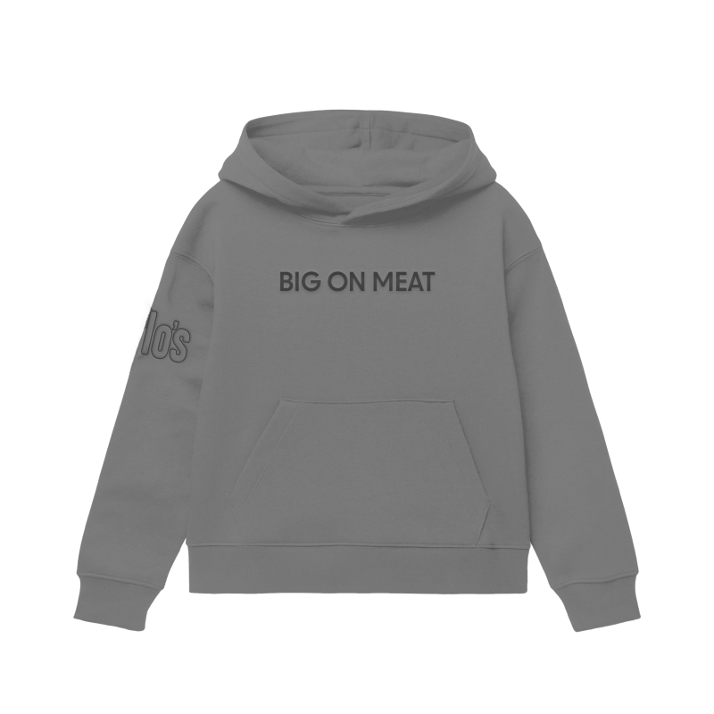 Grey BIG ON MEAT Hoodie