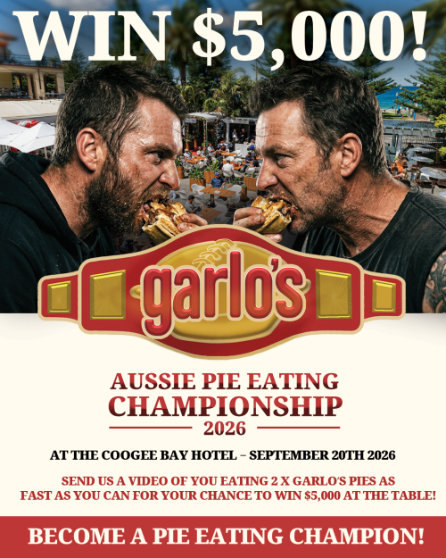 Aussie Pie Eating Championship - 5000 CASH